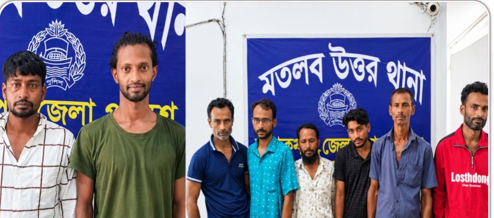 মতলব উত্তরে ১০৯ পিস ইয়াবা উদ্ধার, গ্রেপ্তার ৮
