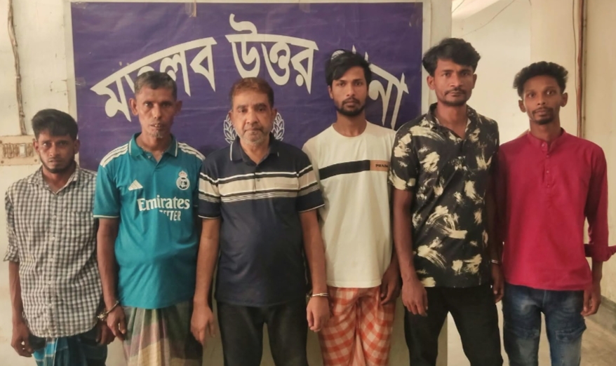 মতলব উত্তরে মাদক ও পরোয়ানাভুক্ত ৭ আসামি গ্রেপ্তার