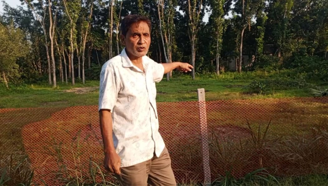 রাজবাড়ীতে পৈত্রিক সম্পত্তি দখলের অভিযোগ, বাধা দিতে গেলে হত্যার হুমকি